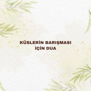 Küslerin Barışması İçin Dua